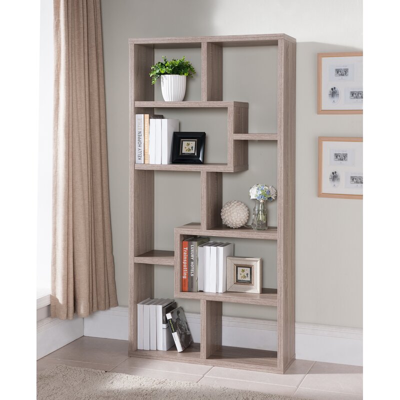 Hokku Designs Geometric Bookcase & Reviews Wayfair